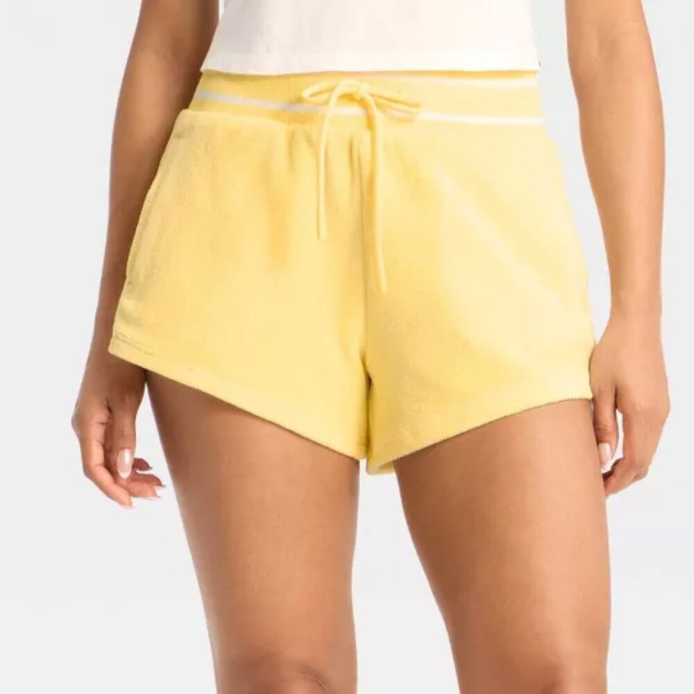 JoyLab Women's Towel Terry High-Rise Shorts